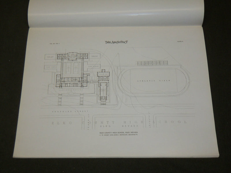 1917 OCTOBER THE ARCHITECT MAGAZINE VOLUME 14 NO. 4 - NICE PHOTOS - ST 6946
