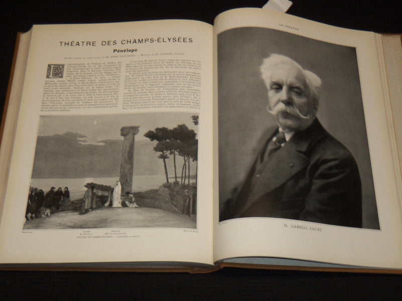 1913 JANUARY-JUNE LE THEATRE MAGAZINE BOUND VOLUME - 12 ISSUES - KD 2278O