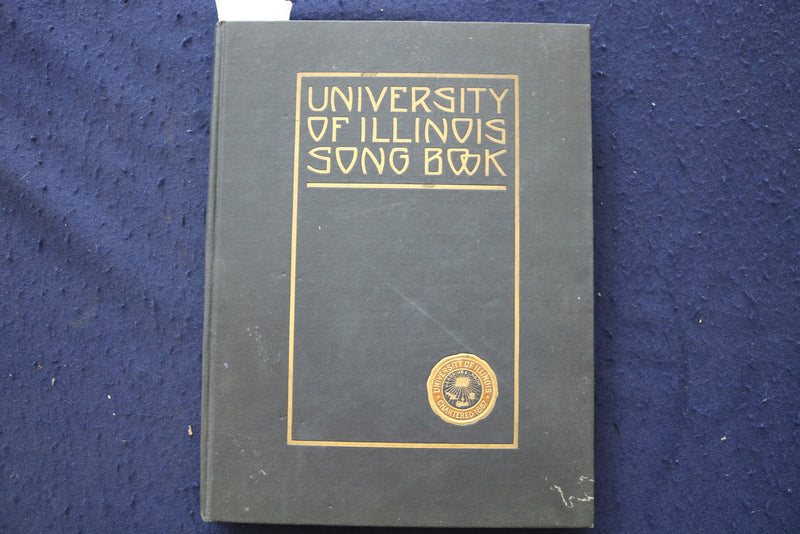1918 UNIVERSITY OF ILLINOIS SONG BOOK - HARDCOVER BOOK - KD 9542