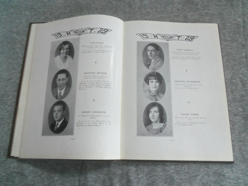 1929 THE HOOT PARK RIDGE HIGH SCHOOL YEARBOOK - PARK RIDGE, NEW JERSEY - YB 2895