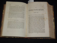 1853-1854 THE UNITED STATES REVIEW BOUND VOLUME NO. 2 - NEW YORK - KD 9524