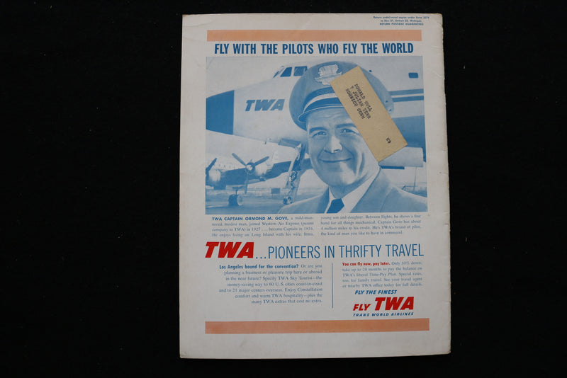 1957 MARCH THE HARMONIZER MAGAZINE - WESTWARD HO! COVER - SP 4925W