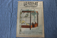 1872 MAY 12 LE GRELOT NEWSPAPER - ALFRED LE PEIT COVER - FRENCH - NP 8585