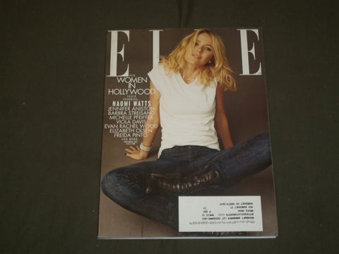 2011 NOVEMBER ELLE MAGAZINE - NAOMI WATTS COVER - B 1880