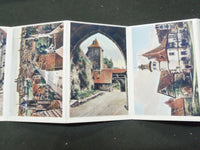 1900S ROTHENBURG POSTCARD BOOKLET - 10 POSTCARDS OF GERMAN SCENERY - J 5202