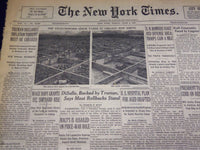 1951 JUNE 8 NEW YORK TIMES - CHICAGO STOCKYARDS NOW EMPTY - NT 2273