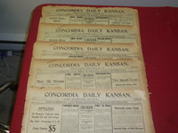 1915 OCTOBER 8-13 CONCORDIA DAILY KANSAN NEWSPAPER - WORLD SERIES - NP 3805