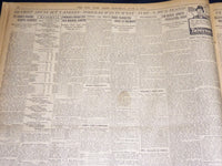 1915 JUNE 5 NEW YORK TIMES NEWSPAPER - CABINET APPROVES WILSON'S NOTE - NT 7695