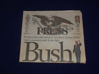 2000 DEC 14 ASBURY PARK PRESS - GEORGE BUSH ELECTED - GORE CONCEDES - NP 3071