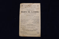 1913 MARCH 3 BELIEVE ME, XANTIPPE! PROGRAM - DONALD MEEK ALFRED LUNT - K 1648