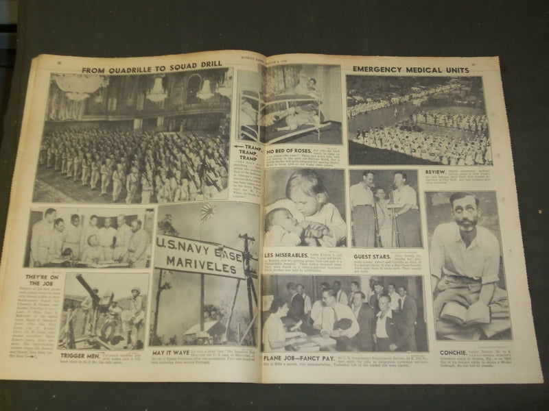 1942 AUGUST 2 NEW YORK SUNDAY NEWS - NAZIS 75 MI. BEYOND DON - NP 4300