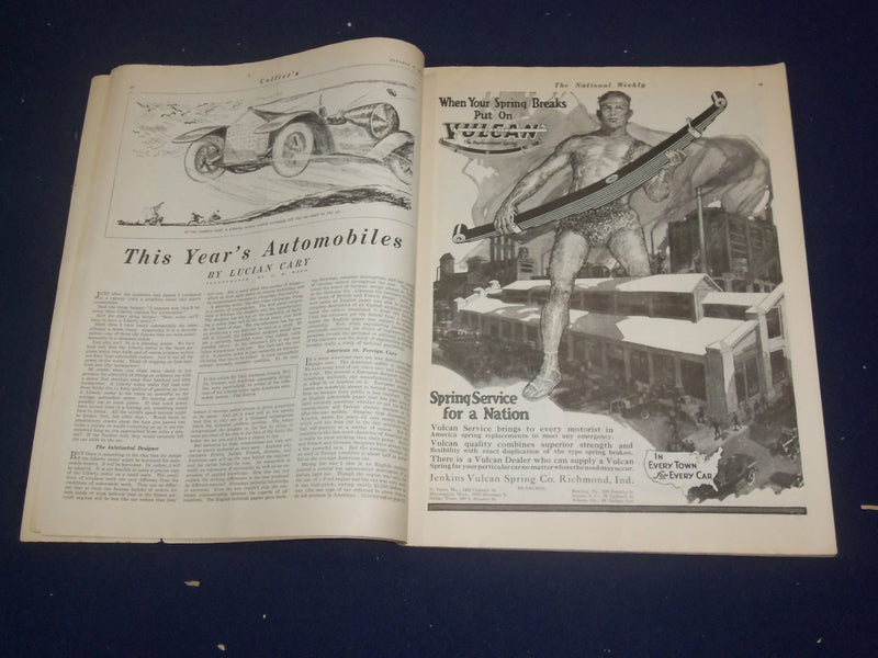 1919 JANAURY 4 COLLIER'S MAGAZINE - ANNUAL AUTOMOTIVE NUMBER - ST 6789