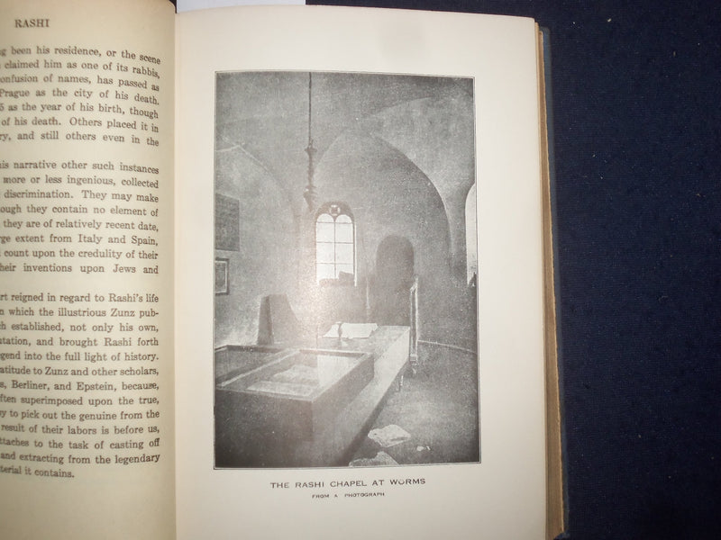 1948 RASHI HARDCOVER BOOK BY MAUREICE LIBER - TRANSLATED BY ADEL SZOLD - KD 9144