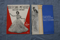 1950'S SUSAN HAYWARD MOVIE PROMO BOOKS IN DUTCH - LOT OF 10 - K 731