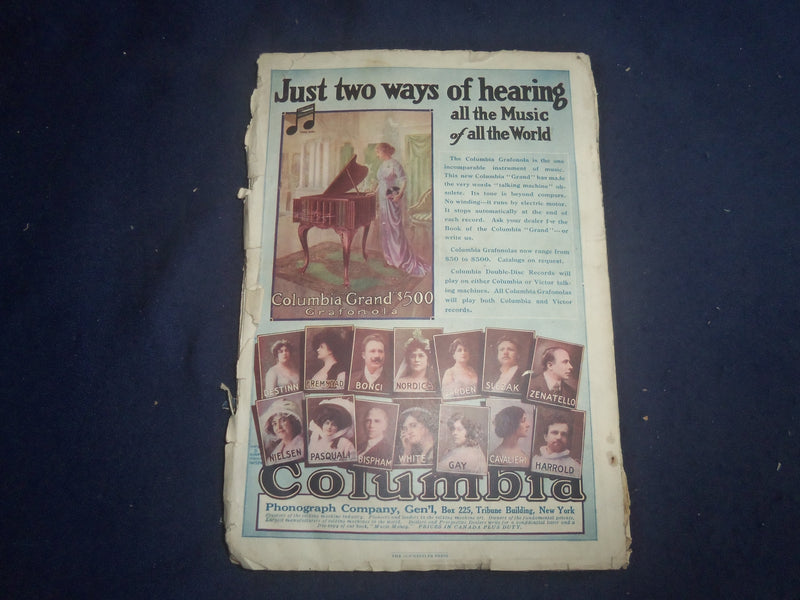 1913 FEBRUARY HEARST'S MAGAZINE - LINCOLN & WASHINGTON COVER - B 4164K