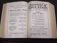 1927 JANUARY-DECEMBER JOURNAL OF EDUCATION BOUND VOLUME - COMPLETE YEAR - R 929