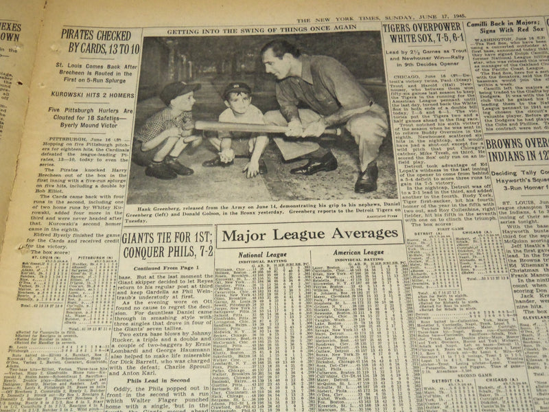 1931-1952 NEW YORK TIMES PREAKNESS WINNERS SPORTS SECTIONS LOT OF 18 - NTL 16F