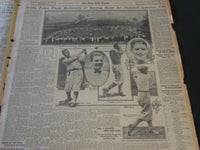 1925 SEPTEMBER 6 NEW YORK TIMES - JONES KEEPS TITLE BOROTRA UNCONSCIOUS- NT 6488