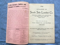 1900 SOUTH SIDE LUMBER CO. SOFTCOVER CATALOG - CHICAGO, ILLINOIS - K 302