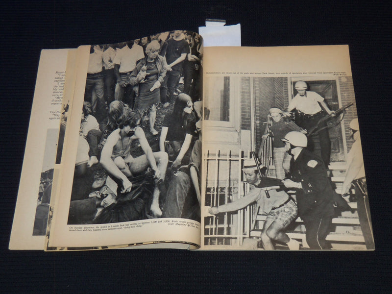 1968 ANATOMY OF A POLICE RIOT - CHICAGO - FIRST PRINTING - J 7452