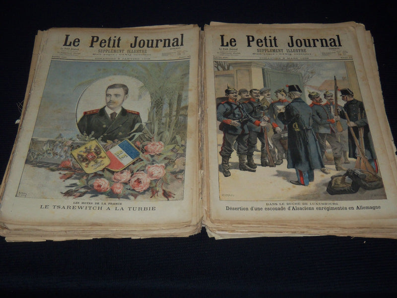 1890'S LE PETIT JOURNAL SUPPLEMENT ILLUSTRE MAGAZINES HUGE LOT OF 400+ - #4