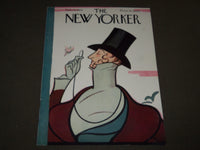 1954 FEBRUARY 20 NEW YORKER MAGAZINE FRONT COVER ONLY BY REA IRVIN - ART DECO
