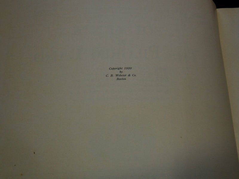 1920 SOUVENIR OF THE PILGRIM LAND BOOK - GREAT ILLUSTRATIONS - J 5325