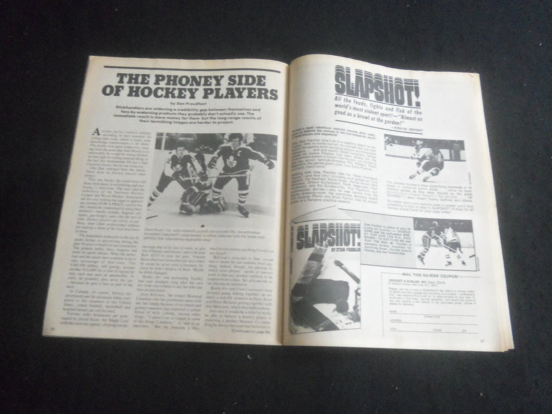 1974 MAY ACTION SPORTS HOCKEY MAGAZINE - HOWIE MORENZ COVER - B 6235O