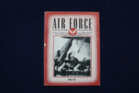 1944 MARCH AIR FORCE MAGAZINE - P-38 AT AA FIGHTER BASE COVER - E 11398