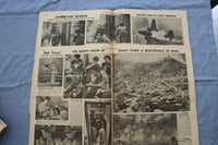 1944 NEW YORK DAILY NEWS CENTERFOLDS - LOT OF 138 - O 3828