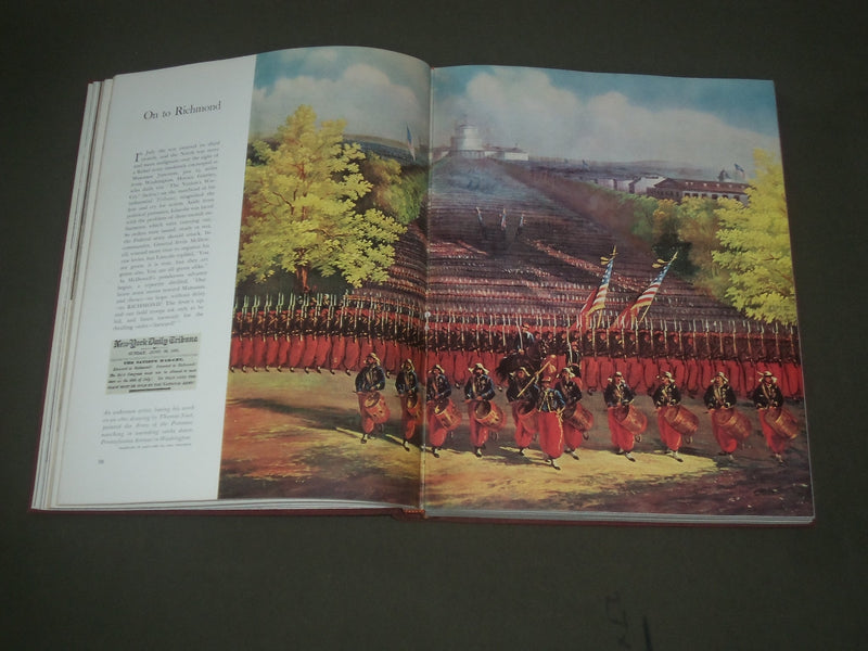 1960 THE AMERICAN HERITAGE PICTURE HISTORY OF THE CIVIL WAR SET OF 3 - I 1502
