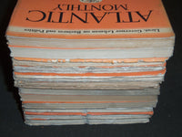 1931 THE ATLANTIC MONTHLY MAGAZINE LOT 12 ISSUES - STORIES & ARTICLES - WR 450G