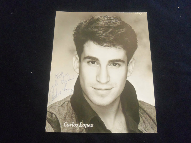 CARLOS LOPEZ 8x10 AUTOGRAPHED PHOTOGRAPH