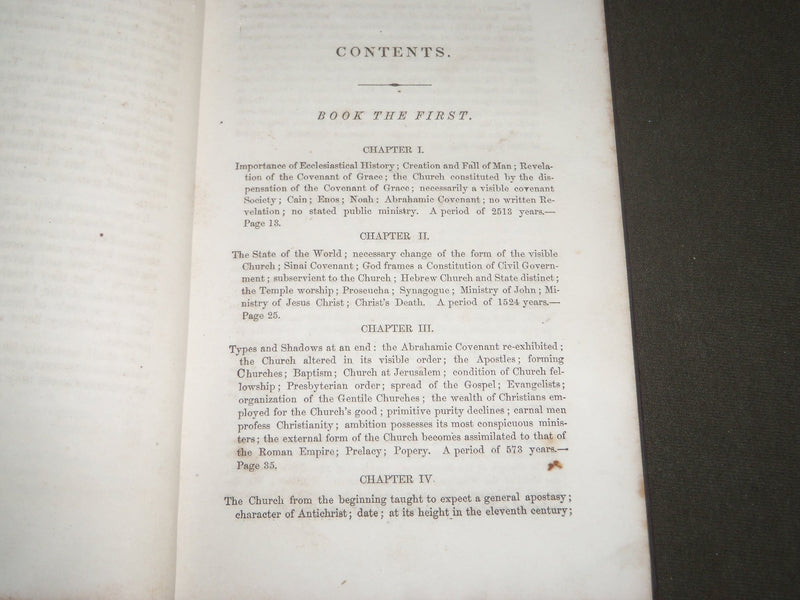 1852 REFORMATION PRINCIPLES EXHIBITIED BY PRESBYTERIAN CHURCH BOOK - KD 4946