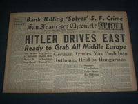 1930 SEPTEMBER 19 SAN FRANCISCO CHRONICLE - S. F. STUDENTS FLEE BLAST - NP 3638