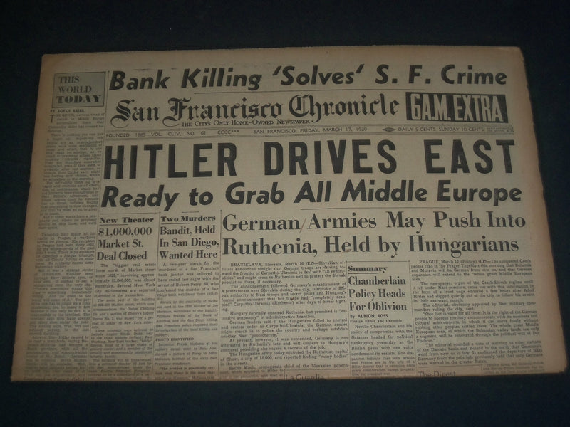 1930 SEPTEMBER 19 SAN FRANCISCO CHRONICLE - S. F. STUDENTS FLEE BLAST - NP 3638