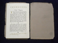 1909 AUGUST-SEPTEMBER CHARACTER ART-IN-INK SOFTCOVER BOOK - J 9649