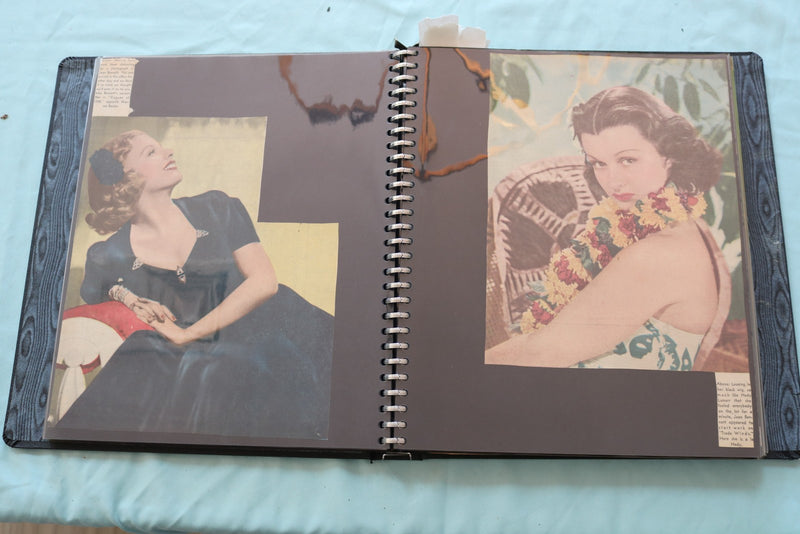 MOVIE STAR SCRAPBOOK - YVETTE MIMIEUX - VIRGINIA MAYO - E 26481