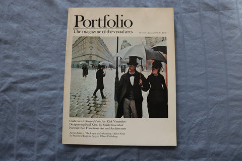 1979-80 DEC-JAN PORTFOLIO MAGAZINE - THE MAGAZINE OF THE VISUAL ARTS - ST 5510P