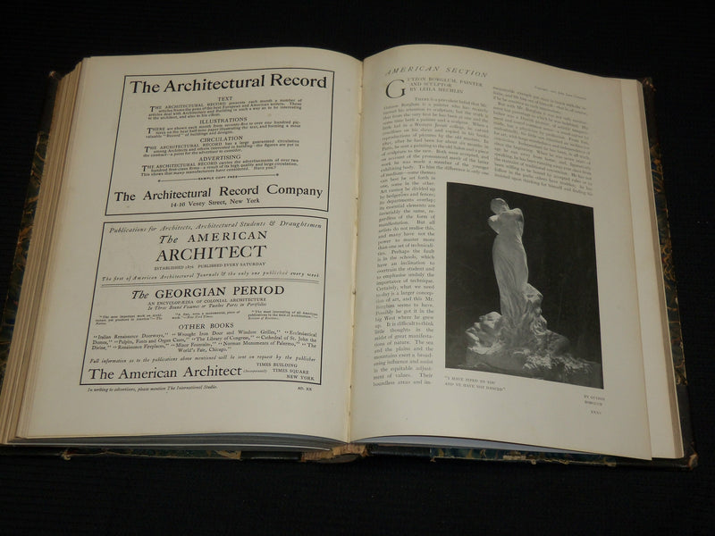 1906 MARCH-JUNE THE INTERNATIONAL STUDIO MAGAZINE BOUND VOLUME - KD 7501