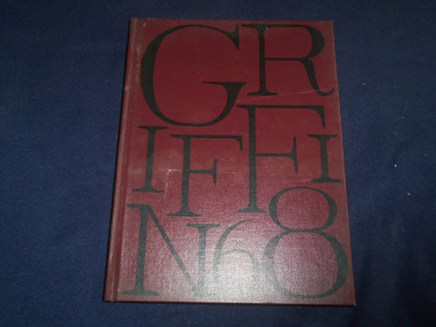1968 GRIFFIN POMFRET COLLEGE PREP BOARDING SCHOOL YEARBOOK -POMFRET, CT- YB 2347
