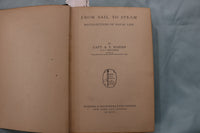 1907 FROM SAIL TO STREAM HARDCOVER BOOK BY A.T. MAHAN - KD 9628