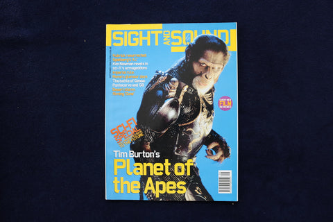 2001 SEPTEMBER SIGHT AND SOUND MAGAZINE - THE PLANET OF THE APES COVER - E 19160