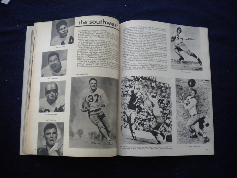 1949 COMPLETE FOOTBALL MAGAZINE - DICK MCKISSACK, SMU - B 439L