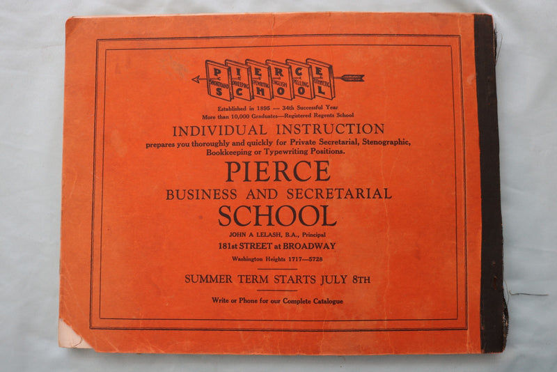 1929 THE HATCHET GEORGE WASHINGTON HIGH SCHOOL YEARBOOK - NEW YORK, NY - YB 3593