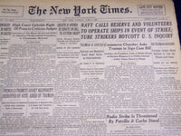 1946 JUNE 4 NEW YORK TIMES - TUBE STRIKERS BOYCOTT - NT 2973