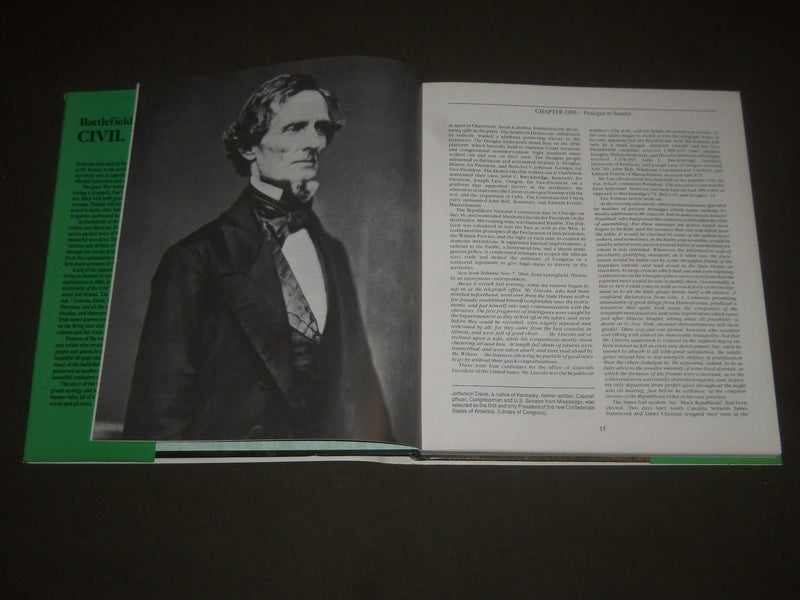 1990 BATTLEFIELDS OF THE CIVIL WAR BY JAMES V. MURFIN HARDCOVER BOOK - I 1266