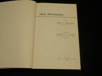 1951 ORAL PHYSIOLOGY HARDCOVER BOOK BY O'ROURKE & MINER - KD 2764F