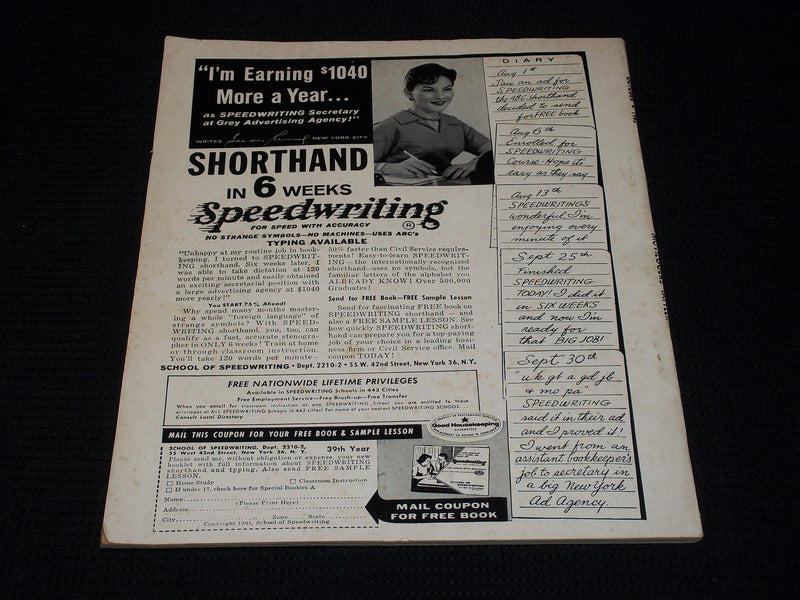 1962 OCTOBER MOVIEGOERS TATTLER MAGAZINE - SANDRA & BOBBY FRONT COVER - E 5392
