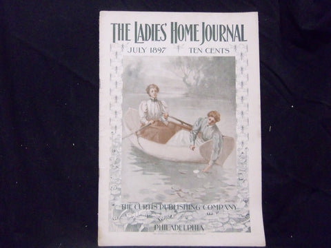 1897 JULY LADIES' HOME JOURNAL MAGAZINE - GREAT ILLUSTRATIONS & ADS - ST 1568